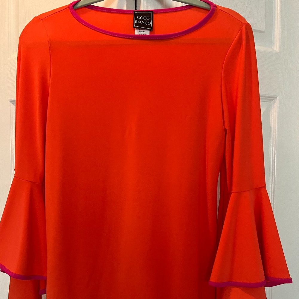 Coco Bianco Lightweight Knit with Bell Sleeves